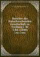 Berichte der Naturforschenden Gesellschaft zu Freiburg i. Br. 3.Bd. (1888), Naturforschende Gesellschaft zu Freiburg i. B,Gruber, August, 1853- ed,Gerhardt, K., ed 