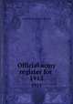 Official army register for . 1913, United States. Adjutant General 