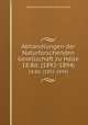 Abhandlungen der Naturforschenden Gesellschaft zu Halle. 18.Bd. (1892-1894), Naturforschende Gesellschaft zu Halle 