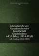 Jahresbericht der Naturforschenden Gesellschaft Graubndens. n.F.:1.Jahrg. (1854-1855), Naturforschende Gesellschaft Graubundens 