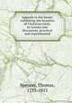 Appeals to the heart; exhibiting the beauties of Christian truth. In twenty-one discourses, practical and experimental, Spencer, Thomas, 1791-1811 