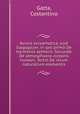 Avrora acroamatica, siue Isagogicon, in qvo primo De harmonia aetheris. Secundo De atmosphaera corporis humani. Tertio De rerum naturalium elementis, Gatta, Costantino 