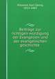 Beitrage zur richtigen wurdigung der Evangelien und der evangelischen geschichte, Wieseler, Karl Georg, 1813-1883 
