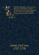 Collectio epistolarvm quas ad viros illustres et clarissimos scriptsit Carolus a Linne. Accedunt opuscula pro et contra virum immortalem scripta, extra sueciam rarissima, Carl von Linne 