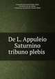 De L. Appuleio Saturnino tribuno plebis ., Friedrich Leonnard Vonder Muhl 