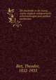 Die buchrolle in der kunst. Archa?ologisch-antiquarische untersuchungen zum antiken buchwesen, Birt, Theodor, 1852-1933 