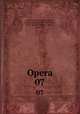 Opera. 07, Marcus Tullius Cicero 