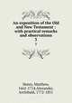 An exposition of the Old and New Testament : with practical remarks and observations. 3, Henry, Matthew, 1662-1714,Alexander, Archibald, 1772-1851 