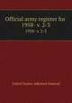 Official army register for . 1958- v. 2-3, United States. Adjutant General 