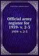 Official army register for . 1959- v. 2-3, United States. Adjutant General 