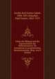 Ueber die Bildung und die Eigenschaften der Determinanten; De formatione et proprietatibus determinantium. Hrsg. von P. Stackel, Karl Gustav Jakob Jacobi 