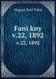 Fani kny. v.22, 1892, Magyar Fani Tulat 