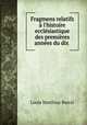 Fragmens relatifs a l