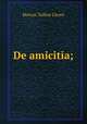 De amicitia;, Marcus Tullius Cicero 