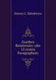 Goethes Relativsatz: (die 12 ersten Paragraphen)., Simion C. Mandrescu 