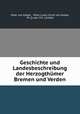 Geschichte und Landesbeschreibung der Herzogthmer Bremen und Verden. Band 1-2, Peter von Kobbe , Peter Ludw Christ von Kobbe, Pt. [Ludw. Chr .] Kobbe 