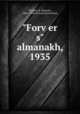 "Forver s" almanakh, 1935, Vladeck, B. (Baruch), 1886-1938,Forward Association 