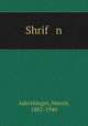 Shrif n, Adershleger, Morris, 1882-1940 