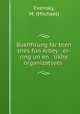 Bukhfirung far bren shes fun Arbey er-ring un en likhe organizatsyes ., Evensky, M. (Michael) 