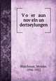 Vo er aun noveln un dertseylungen, Blaichman, Moishe, 1896-1952 