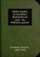 Idishe layden in tsarishen Rusland k?on anis en, bilbulim, gzeyre, Ginsburg, Saul M., 1866-1940 