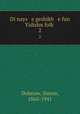 Di nays e geshikh e fun Yidishn folk. 2, Dubnow, Simon, 1860-1941 