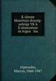 Kolonye Mauritsyo draysig-yehrige YKA kolonizatsye in Argen ina, Alpersohn, Marcos, 1860-1947 