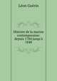 Histoire de la marine contemporaine: depuis 1784 jusqu