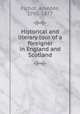 Historical and literary tour of a foreigner in England and Scotland, Amedee Pichot 