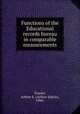 Functions of the Educational records bureau in comparable measurements, Traxler, Arthur E. (Arthur Edwin), 1900- 