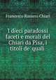 I dieci paradossi faceti e morali del Chiari da Pisa, i titoli de