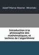 Introduction a la philosophie des mathematiques, et technie de l