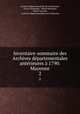 Inventaire-sommaire des Archives departementales anterieures a 1790: Mayenne, Victor Duchemin 