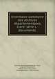 Inventaire sommaire des Archives departementales,Isere: serie L : documents ., Auguste Prudhomme 