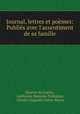 Journal, lettres et poemes: Publies avec l