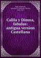 Calila y Dimna, fabulas: antigua version Castellana, Solalinde Bdp