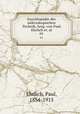 Enzyklopdie der mikroskopischen Technik, hrsg. von Paul Ehrlich et. al.. 01, Ehrlich, Paul, 1854-1915 