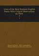 Lives of the Most Eminent English Poets: With Critical Observations on Their .. 1, Samuel Johnson , Peter Cunningham , Thomas Babington Macaulay Macaulay 
