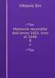 Memorie recondite dall`anno 1601. sino al 1640. 8, Vittorio Siri 
