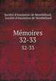 Mmoires. 32-33, 