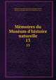 Mmoires du Musum d`histoire naturelle. 13, 