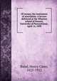 Of money, the instrument of association. A lecture delivered at the Wharton school of finance, University of Pennsylvania . April 14, 1890, Baird, Henry Carey, 1825-1912 
