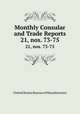 Monthly Consular and Trade Reports. 21, nos. 73-75, United States Bureau of Manufactures 