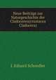 Neue Beitrage zur Naturgeschichte der Cladoceren(crustacea Cladocera), J. Eduard Schoedler 