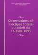 Observations de l