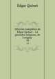 OEuvres compltes de Edgar Quinet .: Le gniedes religions, de l`origine .. 10, Edgar Quinet 
