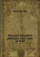 Memorie recondite dall`anno 1601. sino al 1640. 1, Vittorio Siri 