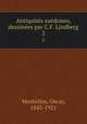 Antiquites suedoises, dessinees par C.F. Lindberg, Montelius, Oscar, 1843-1921 