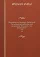 Phonetische Studien: Zeitschrift fr wissenschaftliche und praktische Phonetik, mit besonderer .. 3-4, Wilhelm Vietor 
