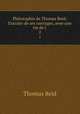 Philosophie de Thomas Reid: Extraite de ses ouvrages, avee une vie de l .. 2, Reid, Thomas 
